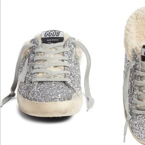 Golden Goose Sabot Shearling Slide Sneaker
